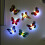5pcs Random Led Night Light Pat Touch Light Emergency Creative Butterfly Paste Lamp On Wall The 4