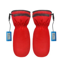 Beheizbare Handschuhe mit Reißverschluss, wiederaufladbarer Akku Red 12 Stunden Akkulaufzeit