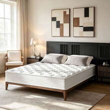 (Double 135 x 190 x 32cm) Bednew Hybrid Memory Foam Pocket Sprung Mattress Medium Firm