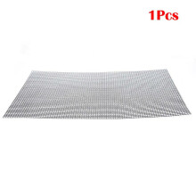 (Black-1pcs,30*40cm/11.8*15.7in)5pcs Bbq Grill Mesh Nonstick Mat Reusable Sheet Heat Resistant Cooking Baking