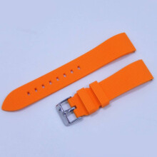 (Orange)Silicone Sports Watch Band 20mm Quick Release Men Women Fitness Accessories