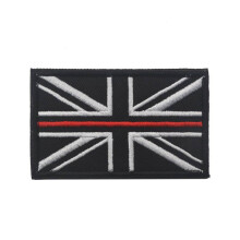(White Red)Bandiera Inghilterra Ricamata Braccio Patch Abbigliamento Zaino Cappellino Decorazioni Accessorio