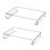 Set von 2 Acryl-Display-Risern für geordnete 12