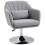 (LIGHT GREY, Linen) Swivel Linen Accent Chair – Light Grey 1