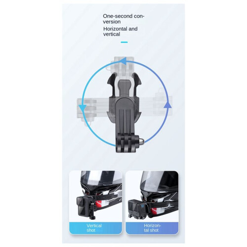 360 Rotate J-Hook Buckle Quick Release Adapter Base Mount for  12 11 10 Action Camera Accessories 2