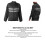 Leichte Motorradjacke Schwarz mit Reflektoren 8