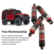 Rote Alu Dämpfer 4er Set für Traxxas 1/18 RC