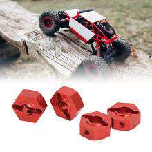 14mm Alu Radnaben Adapter rot 4er Set ARRMA 1/10