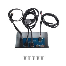 5.25 inch Usb3.1 Gen2 Front Panel Usb Hub 2 Usb3.0+2 Usb2.0+1 Port Type-C with Type-E Connector