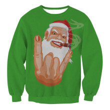 (Style 13,S)Red Ugly Xmas Christmas Sweater Vacation Santa Elf Novelly Women Men Sweatshirt