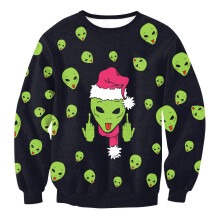 (Style 20,XL)Red Ugly Xmas Christmas Sweater Vacation Santa Elf Novelly Women Men Sweatshirt