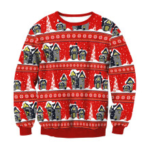 (Style 8,S)Red Ugly Xmas Christmas Sweater Vacation Santa Elf Novelly Women Men Sweatshirt