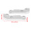 Alu Drift Adapter Set für BMW E46 M3 Silber 5