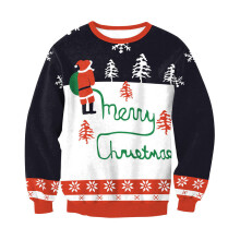 (Style 5,L)Red Ugly Xmas Christmas Sweater Vacation Santa Elf Novelly Women Men Sweatshirt