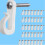 Light Hooks with Screws, 20-pack White 4