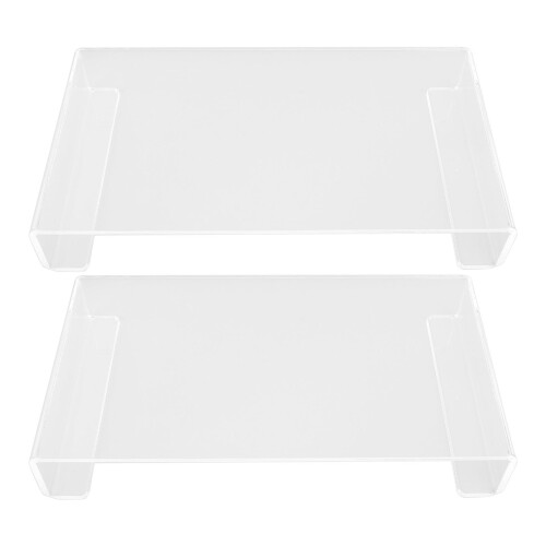 Acryl Ablagefach 2er Pack für Bad und Küche 2