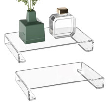 Acryl Ablagefach 2er Pack für Bad und Küche