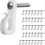 Light Hooks with Screws, 20-pack White 1