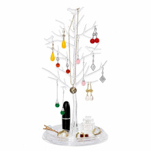 Clear Jewelry Organizer, Earring Holder Bracelet Display Stand