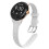 Genuine Leather Watch Strap for Google Pixel Watch 3 45mm - White 1