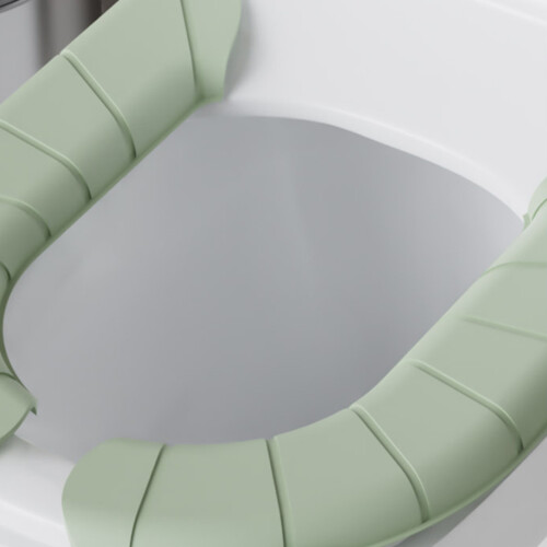 EVA Toilettensitzauflage mit Tragegriff halb Grün
