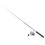Stiftförmige Angelrute mit Rolle, 20cm, schwarz 18