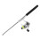 Stiftförmige Angelrute mit Rolle, 20cm, schwarz 9