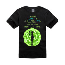 (T9,L)Rick And Morty Pattern Printing T Shirt Clothes Round Neck Short Sleeved Shirt