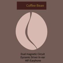 CCZ Coffee Bean Monitor-Kopfhörer, HiFi Stereo