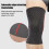 Sport Knie Kompression Rot atmungsaktiv 15