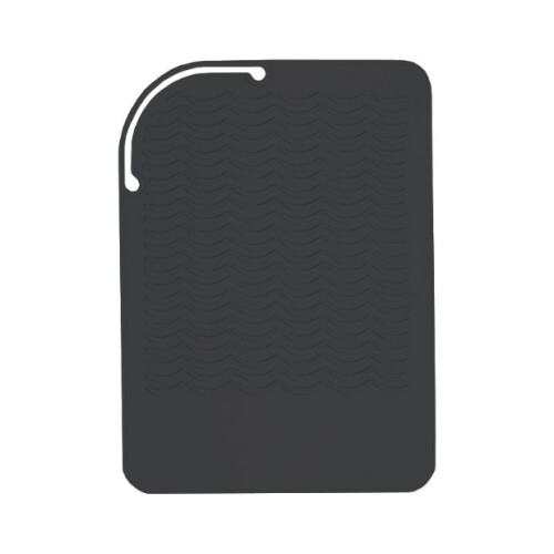 Hittebestendige siliconenmat voor haarstylingtools Black