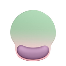 Ergonomisk musematte med håndleddstøtte - Gradient grønn