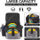Disc Golf Bag for 13+ Discs, Water Bottle Holder 2