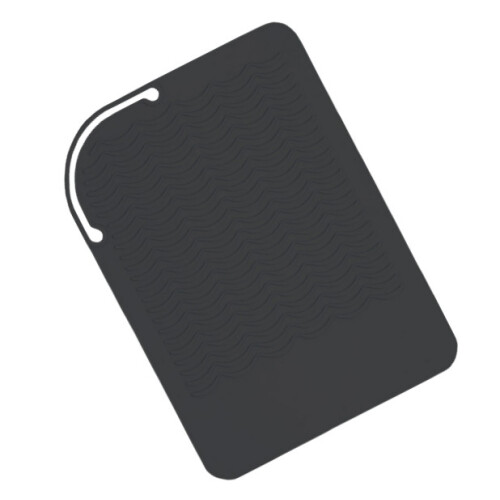 Hittebestendige siliconenmat voor haarstylingtools Black 1