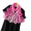 Chal de brillo: elegante bufanda de gasa de perlas Pink 1