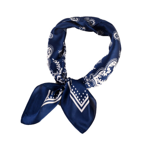 Eșarfă elegantă cu model paisley - 70x70cm NavyBlue 1