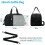 Compacte sporttas voor reizen en workouts Black 4