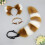 Handmade Fox Ears & Tail Set Cosplay Accessories White 4