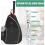 Borsa da tennis e badminton impermeabile - Una tracolla Black 3