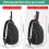 Borsa da tennis e badminton impermeabile - Una tracolla Black 5