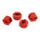 RC Radadapter 12mm Aluminium Kreuzschlüssel Rot 1