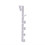 2 Pack Over the Door Hooks, Space-Saving Storage Solution White 1