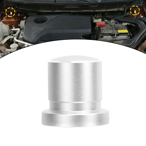 Abdeckkappe Stoßdämpfer Silber Nissan
