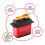 Digital Servo 20kg 180 Metallgetriebe 25T Arm 8
