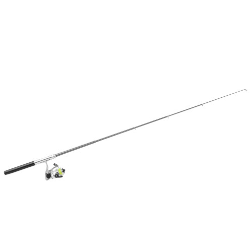 Stiftförmige Angelrute mit Rolle, 20cm, schwarz 2