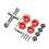 4er Set Rad-Sechskantadapter 14mm ARRMA rote 8