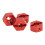 4er Set Rad-Sechskantadapter 14mm ARRMA rote 3