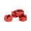 4er Set Rad-Sechskantadapter 14mm ARRMA rote 15