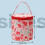 Wool Yarn Storage Bag, Zipper Craft Organizer with Handle Strap For Knitting Wool Sewing Needles 6