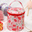 Wool Yarn Storage Bag, Zipper Craft Organizer with Handle Strap For Knitting Wool Sewing Needles 4